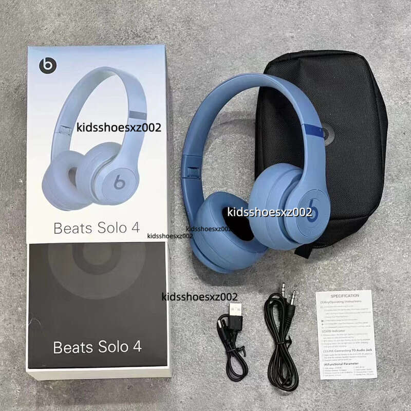 Beat Solo 4 Headphone Wireless Bluetooth Headphones Airpodsmax Designer Earbuds Studio 3 Noise Headset Music Sport Deep Bass Earphone