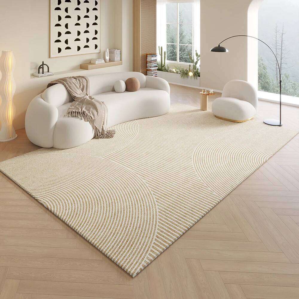 VIKAMA Cream Style Living Simple Sofa Coffee Table Pad, Bedroom Wardrobe Room Carpet, Home Decoration H260226