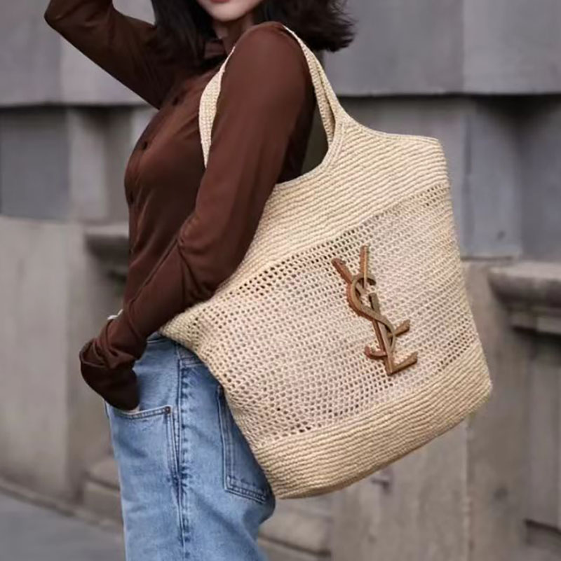 10A Beach Bag Raffia Grass Vacation Tote Bags Luxury Designer bag Summer Shoulder Satchel Handbag Hawaii Travel Bag Summer Hollowed out Vacation Straw bag