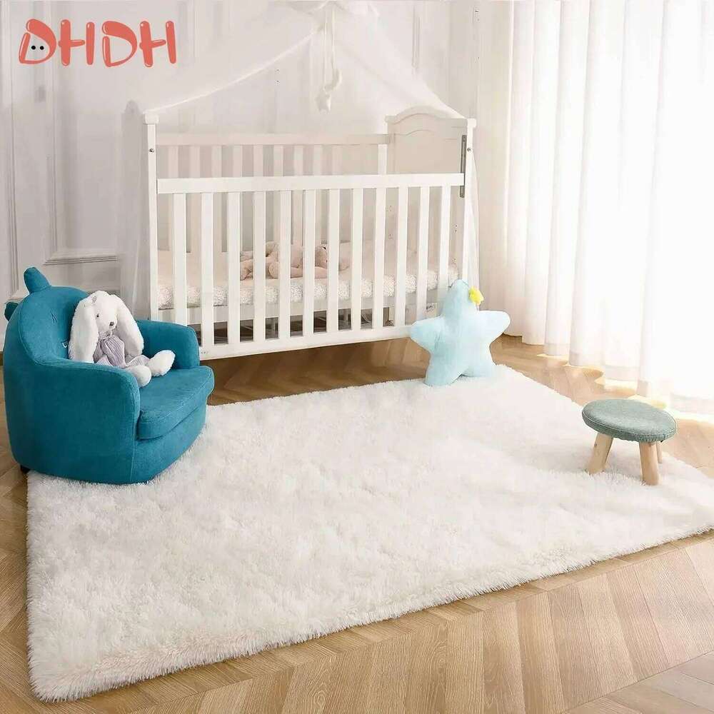 Soft Bedroom Large Carpet Living Fluffy Hall Sofa Area Rug Carpets Room Decor Plush Rugs for Children Play Mat H260226
