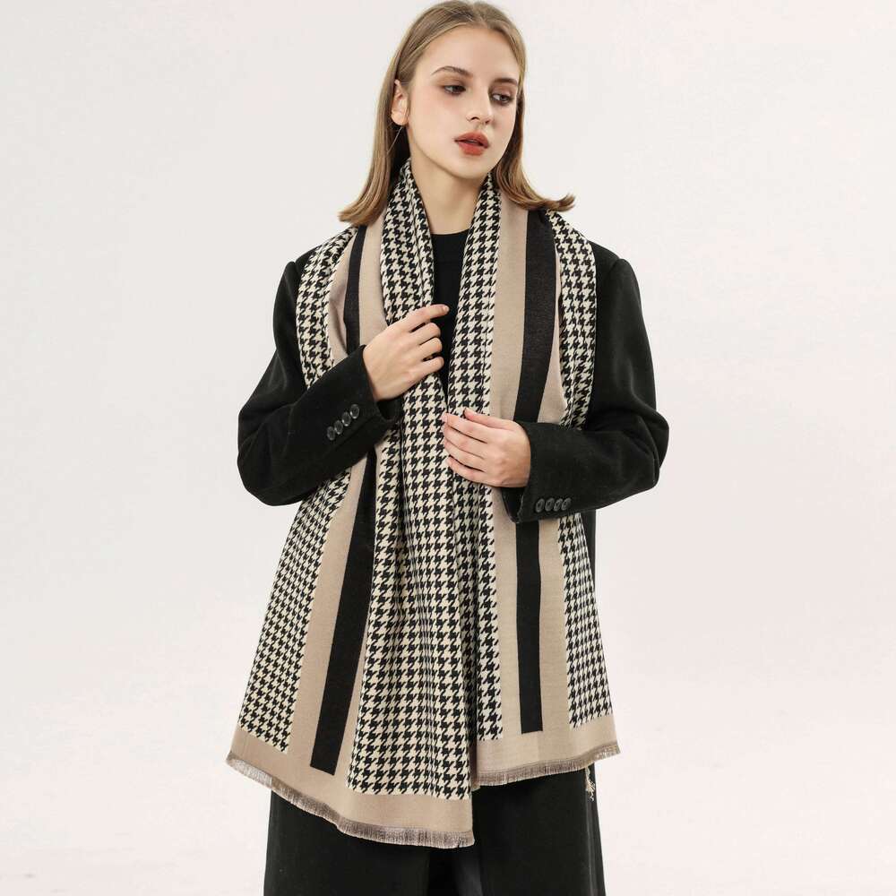 New Warm Winter Scarf Cashmere Women Pashmina Design Print Shawls Wrap Female Thick Blanket Soft Bufanda Stoles 2024 Fashion Z260226