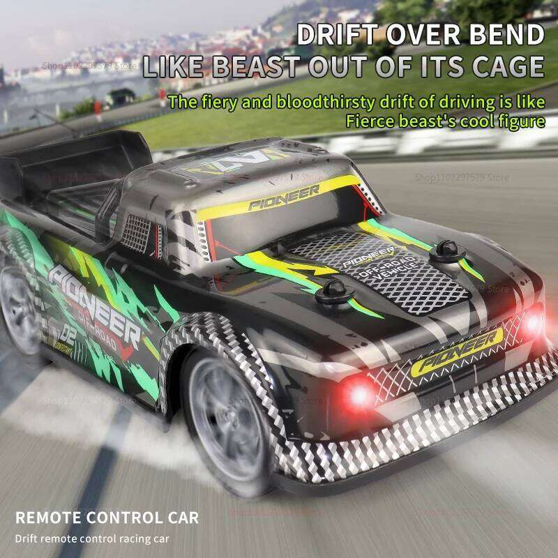 Hot 1:20 Scale Drift RC Car High Speed 4WD Remote Control Toys With LED Lights For Kids Boys Outdoor Indoor Perfect Racing Gifts H260227