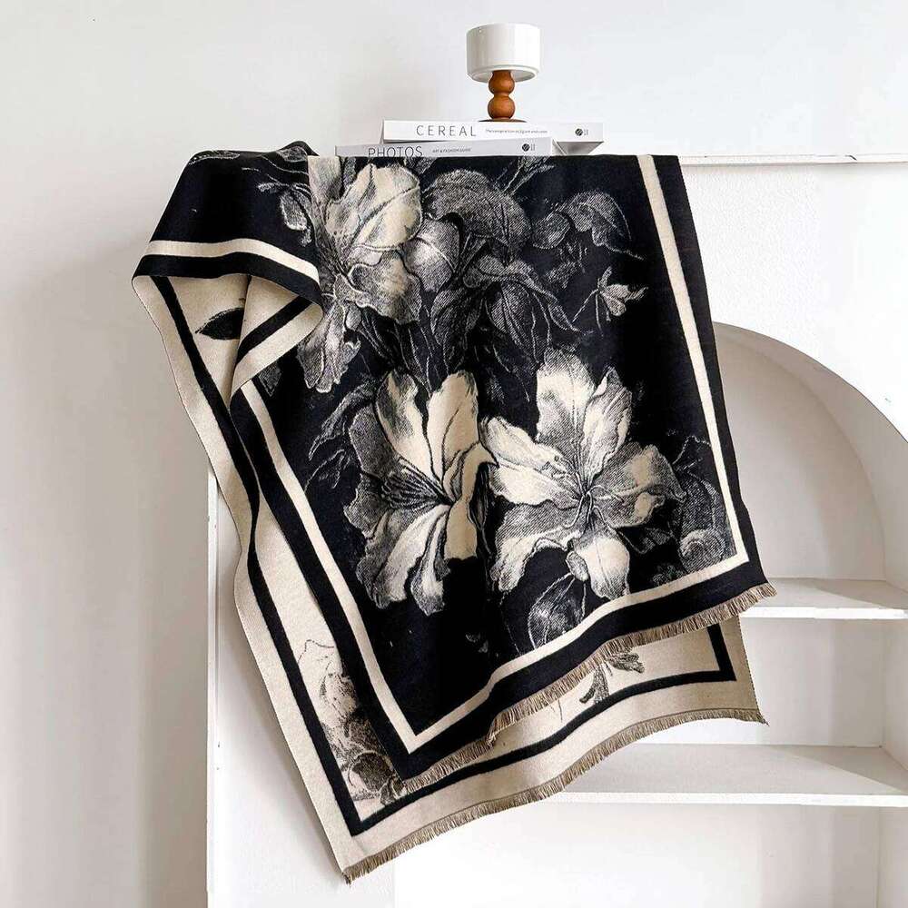 New Luxury Brand Cashmere Print Scarf for Women Winter Warm, Shawl and Wrap Style, Bandana , Female Foulard Blanket Poncho Z260226