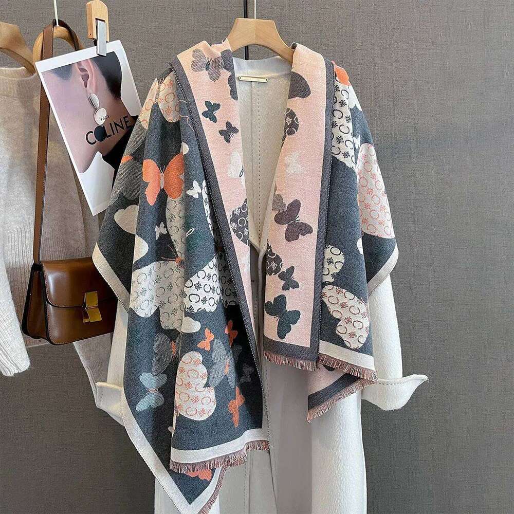 Women Cashmere Thick Warm Blanket Autumn New Retro Print Scarf Female Winter Luxury Fashion Shawl Wrap Poncho Echarpe Pashmina Z260226