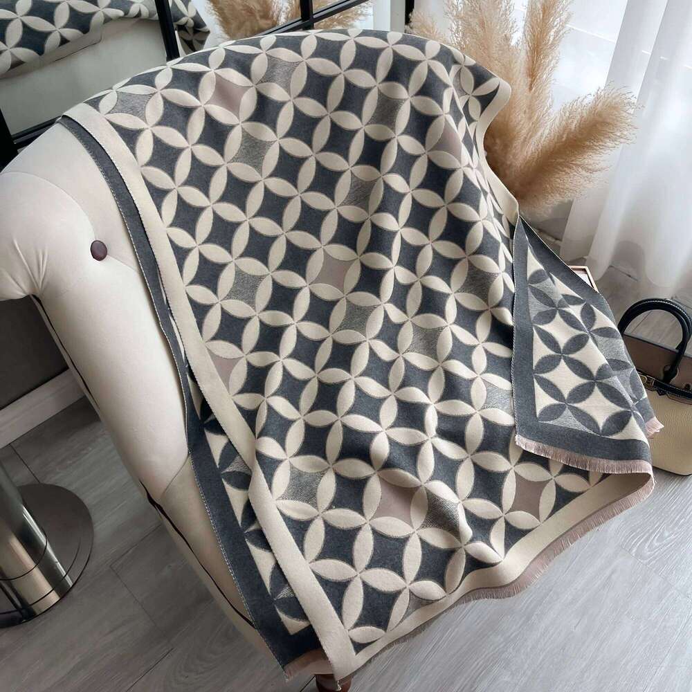 2025 Winter Cashmere Scarf for Women Shawl Wrap Female Pashmina Luxury Brand Poncho Thick Blanket Warm Bufanda Echarpe Femme Z260226