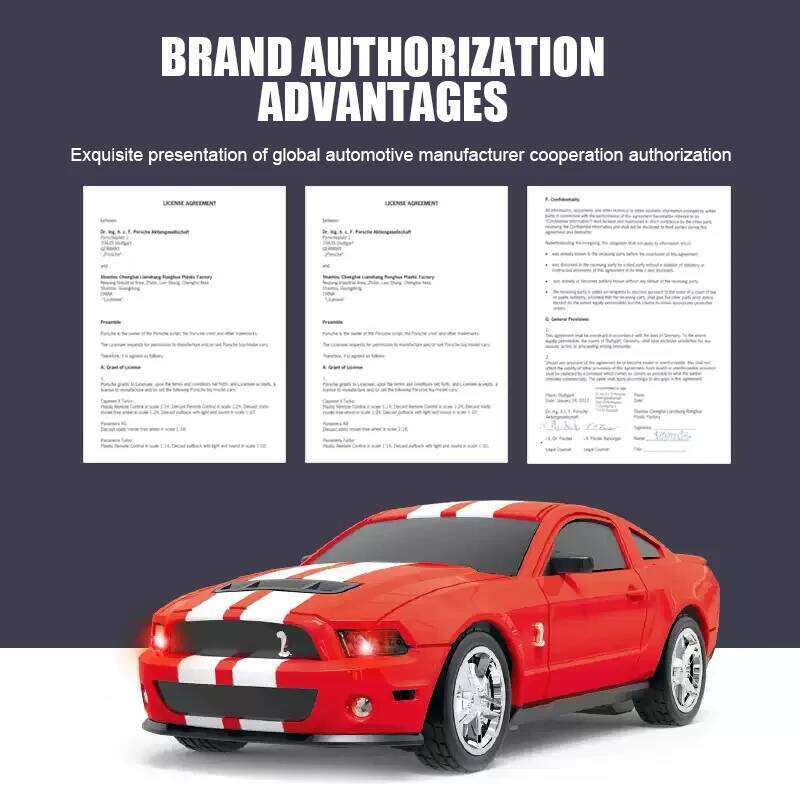 160 Ford Mustang Licensed desktop remote control car toys H260227