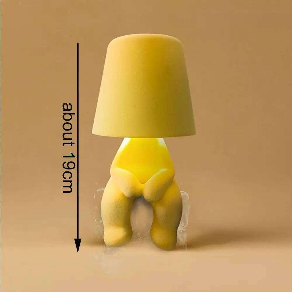 Gifts Colorful Control Lamps Lamp Flocking Bedside Touch Table Home Decoration Statue Light Z260227