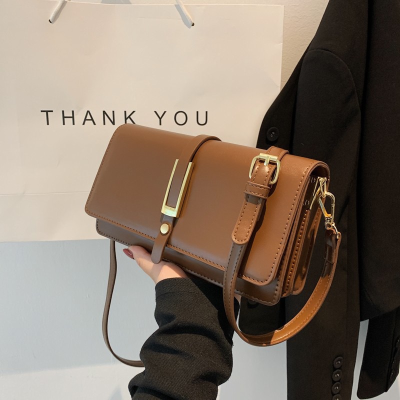 Free Shipping Small Bag For Women 2026 New Fashionable Crossbody Bag Autumn And Winter Retro Versatile Single Shoulder Explosive Small Square Bag