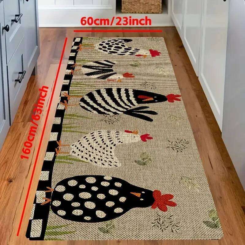 VIKAMA Soft Floor Mat, Designed To Reduce Fatigue, With Anti-Slip Running Mat Design, Suitable For Floors, Doorways H260226