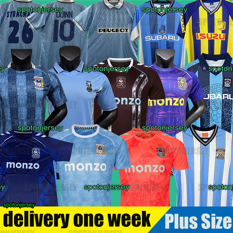 25 26 Coventry City Soccer Jerseys Hare Sheaf Gyokeres Godden Hamer 2025 Home Blue Men Kids Kit Football Shirts Tops Camiseta De Futbol Top