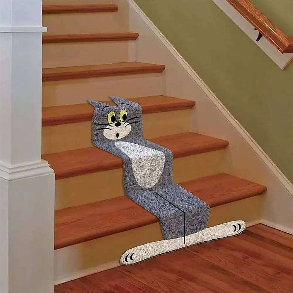 Cartoon Cat Carpet Funny Cute Bedside Bedroom Coffee Table Entrance Floor Stair Mat Indoor Outdoo H260227 - view 5
