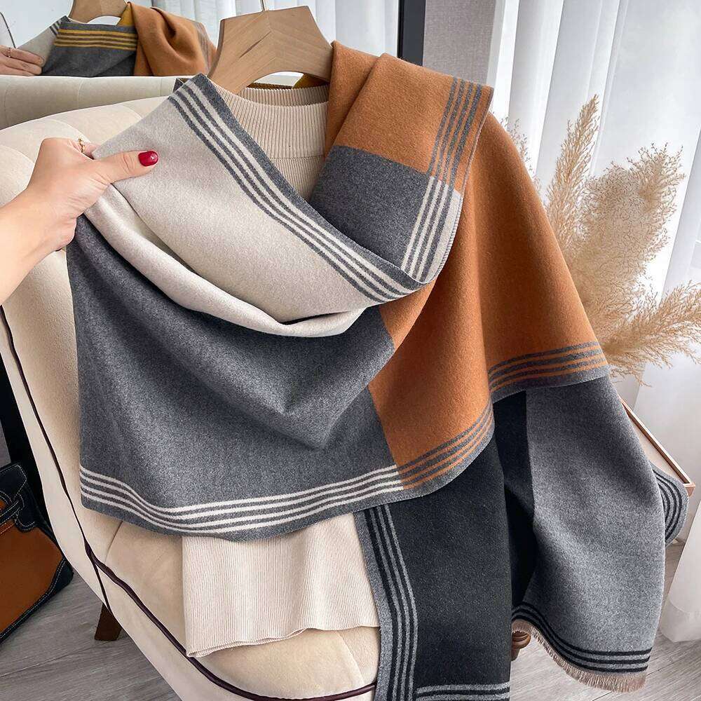 New Luxury Winter Scarf Women Cashmere Warm Pashmina Brand Foulard Female Shawls Wraps Thick Soft Bufanda Poncho Scarves Hijab Z260226