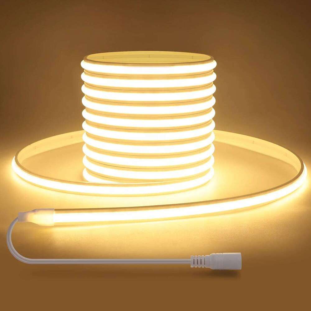 High End COB Light Strip 24V Luminous Even,No Dark Area, Self-adhesive Neon Tape Lamp Waterproof LED Rope Room Decor Z260226