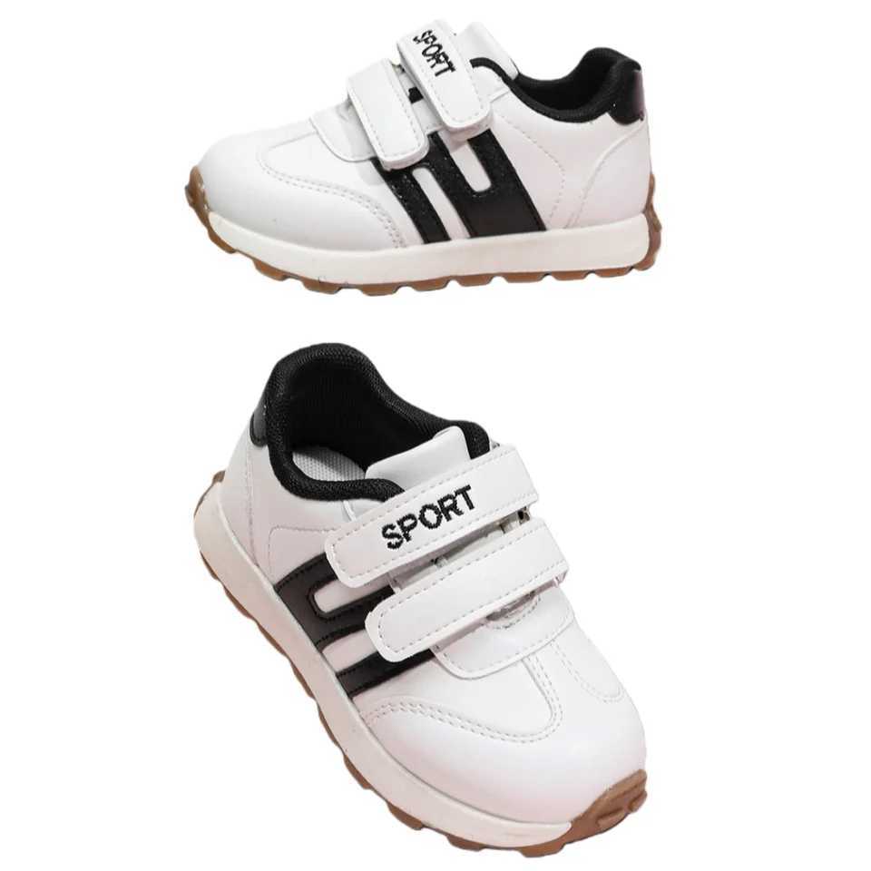 COMFY KIDS Classic Velcro Sneakers Non-Slip Soft Rubber Sole Toddler Walking Shoes for Boys Girls Casual Sport White ShoesT260227