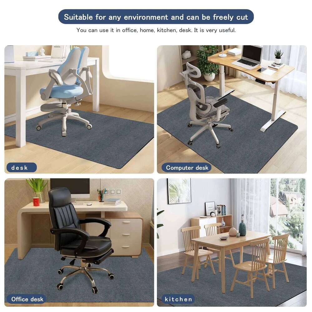 90x120cm chair mat work in hardwood Office Rolling Computer Gaming Chair Mat Bedroom Living Room H260227 - view 5