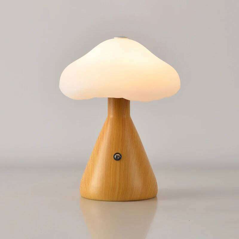 Mushroom-shaped Desk Charging Touch Switch Bedroom Lamp, Suitable for Bedside and Camping Scenes Z260227