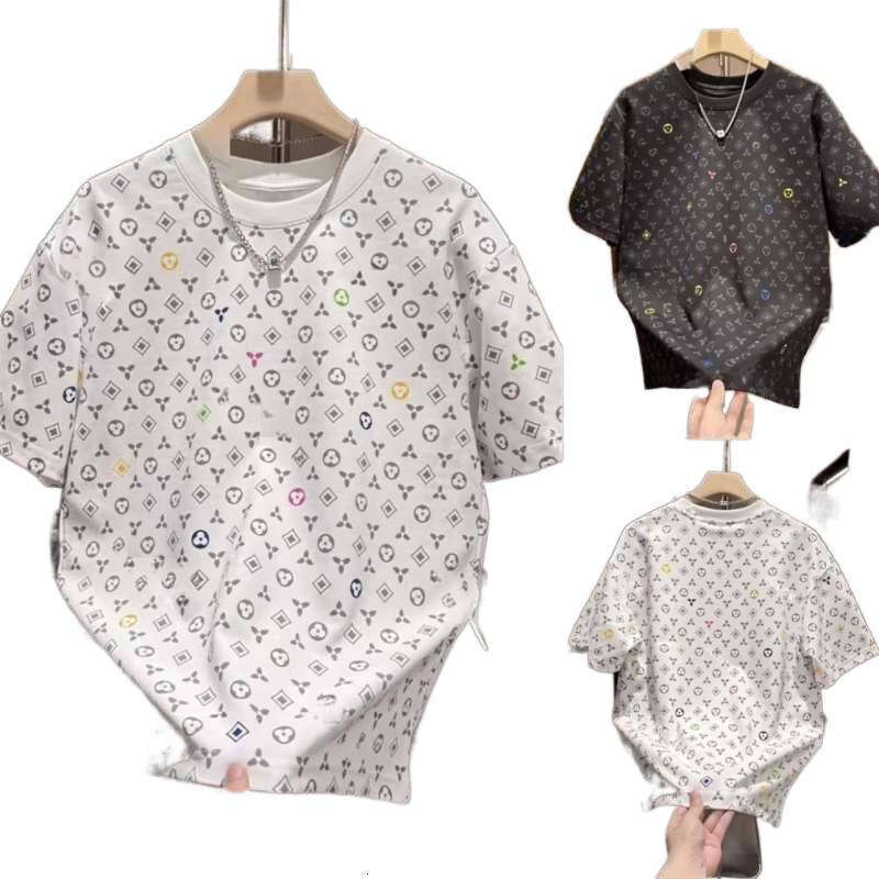 Trendy Brand All-Printed Men's Short-Sleeve T-Shirt, Spring-Summer New Style, Casual And Stylish, Versatile Loose-Fit Tee