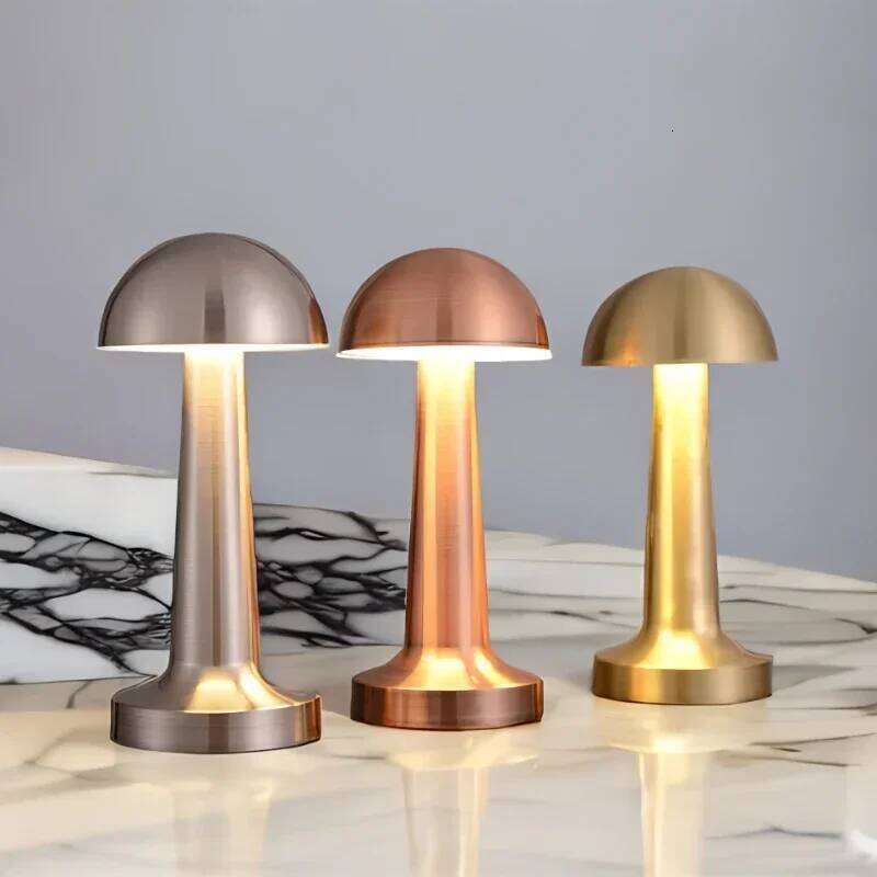 LED Metal Retro Minimalist Desk Lamp Romantic Decoration Bar Bedroom Ins Caf UBS Charging Touch Atmosphere Small Night Light Z260227