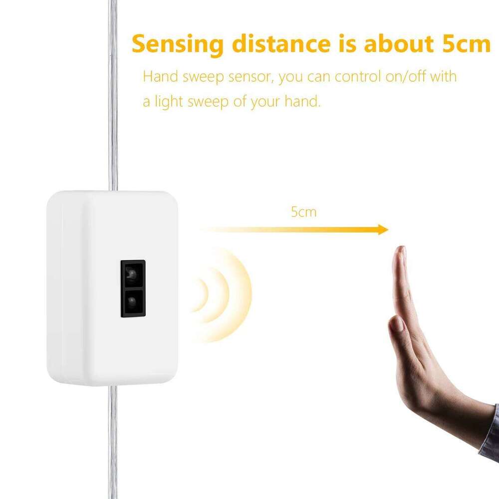 Hand Scan Motion Sensor LED COB Strip Light Flexible Diode Tape 5V USB Linear Indoor Lighting Room DIY TV Mirror Backlight Decor Z260226