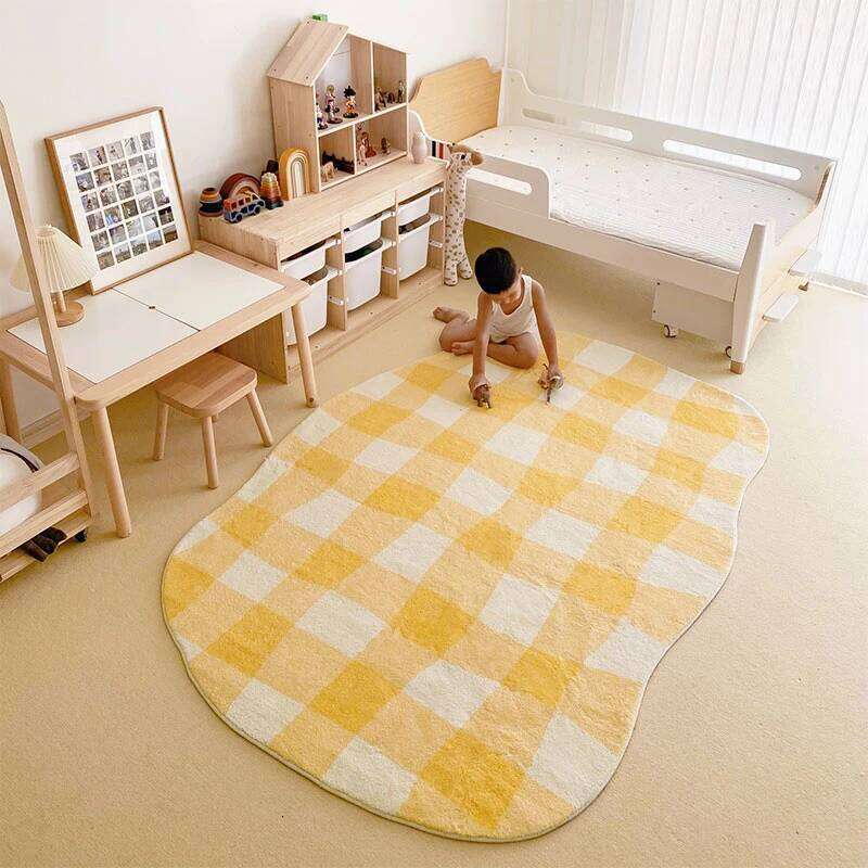 VIKAMA Modern Simple Special-Shaped Living Room Sofa Coffee Table Cushion Children's Bedroom Soft Carpet Home Decor H260227 - view 3