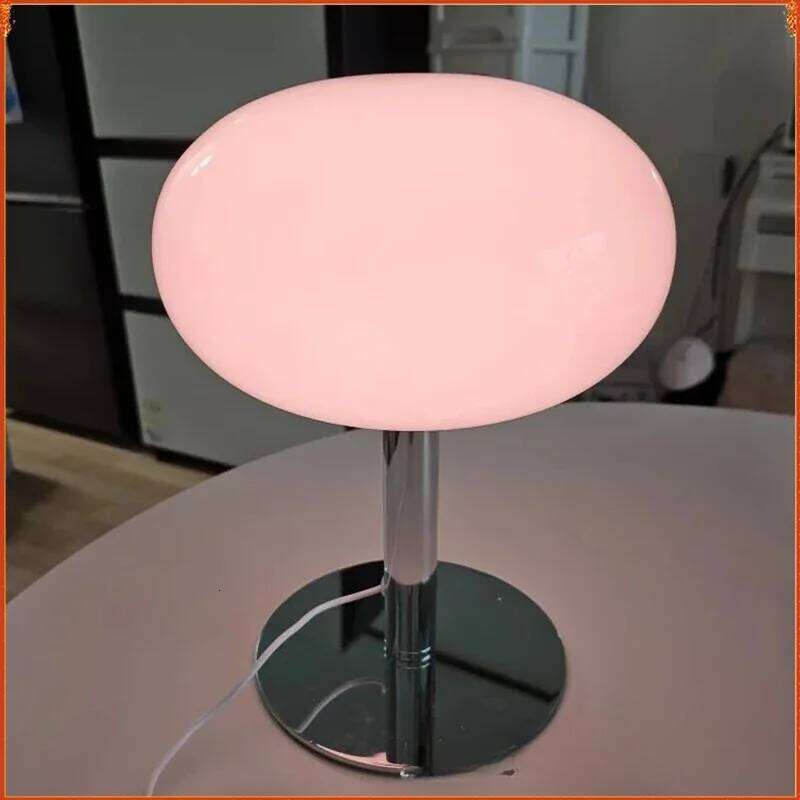Nordic Simplicity Lollipop Glass Table Room Bedroom Study Simple Atmosphere Retro Standing Lamp Home Decor Reading Light Z260227