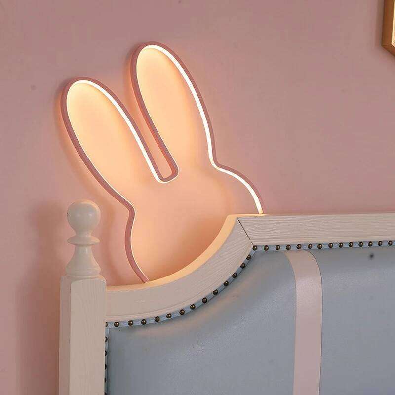 Cute Led Rabbit Wall Lights USB Powered Baby Desk Table Lamp For Bedroom Bedside Children Kid's Room Home Decor Atmosphere Light Z260227