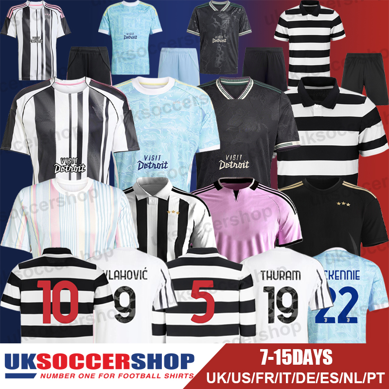 Juventuss Football Jerseys 25 26 Soccer Jerseys 26 27 Juventuss SGURA PACK 4TH Retro Football Shirts Tops Fourth Kits Men Kids Women Fans Player 3XL 4XL