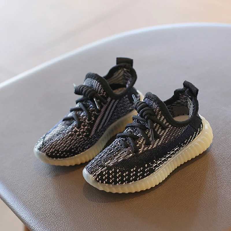 Kids Sneakers Breathable Mesh Upper Antiskid Rubber Sole Tennis Shoes for Baby Girls Boys Casual Outdoor WalkersT260227