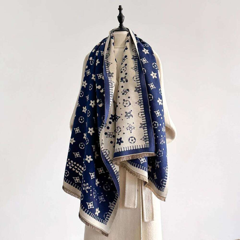 Luxury Brand Cashmere Scarf Women Winter Shawl and Wraps 2025 Design Caps Thick Blanket Bufanda Stoles Echarpe Femme Pashmina Z260226