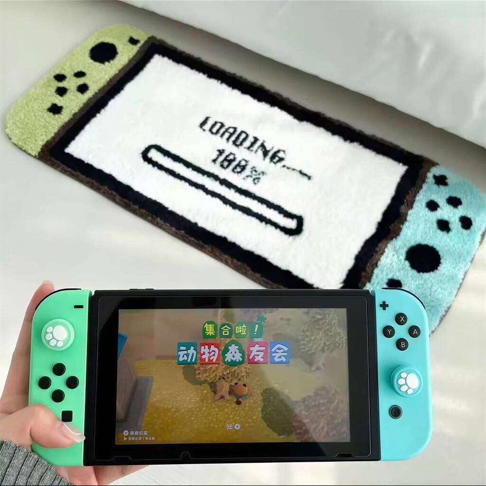 VIKAMA Imitation cashmere cartoon super cute bedside blanket bedroom ins floor mat carpet living room full mattress H260226