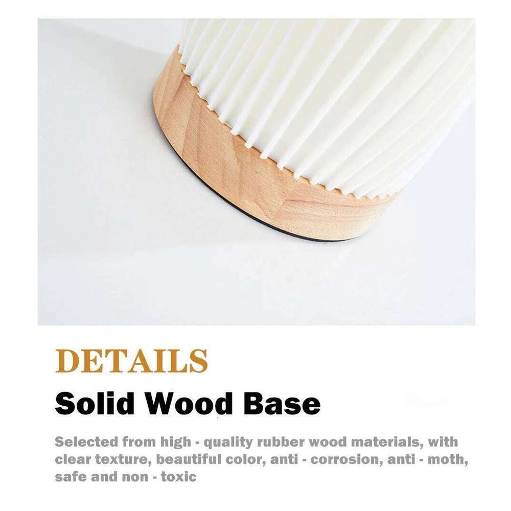 Nordic style creative 3D printing three-color LED button dimming wood base living room desk bedside decorative lamp Z260227