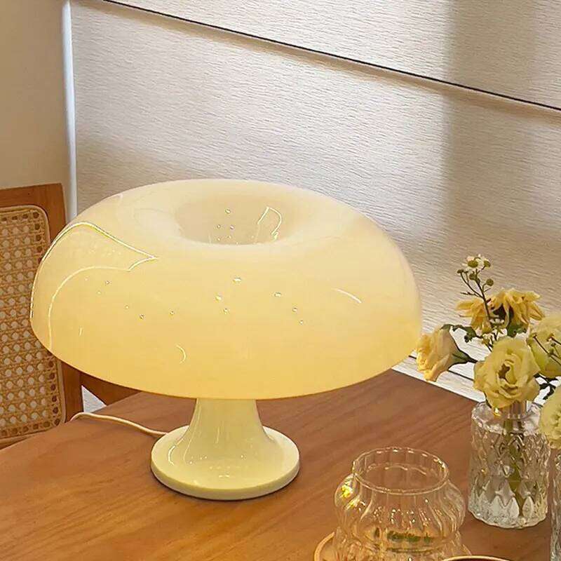 Led Mushroom Table Modern Minimalist Desk Lamp, USB Powered, Three-Color Dimming, Suitable for Hotel and Bedroom Lighting. Z260227