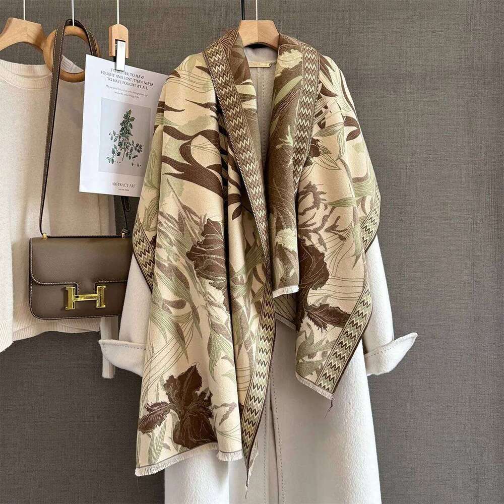 Autumn Cashmere Scarf for Women Thick Warm Winter Blanket Brand Female Luxury Quality Shawl Wrap Bufanda Poncho Echarpe Pashmina Z260226