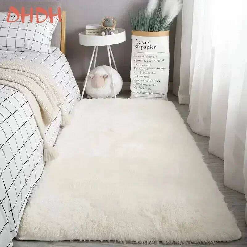 Soft Bedroom Large Carpet Living Fluffy Hall Sofa Area Rug Carpets Room Decor Plush Rugs for Children Play Mat H260226
