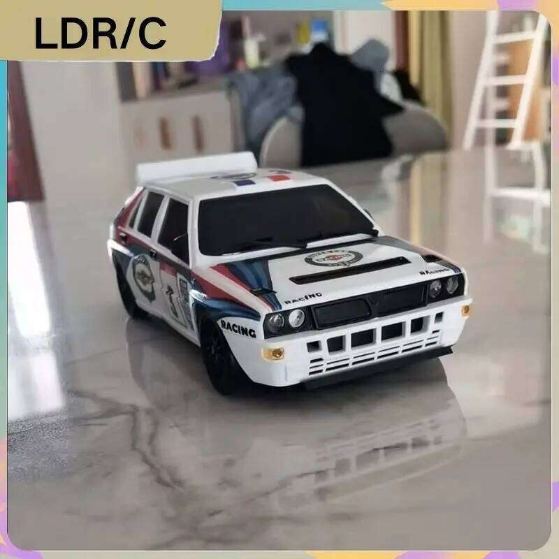 LDRC 1/28 4WD RC Drift Car with Gyro, Full Proportional 2.4Ghz Remote Control Car, Drifting Toy for Adults Kids H260227