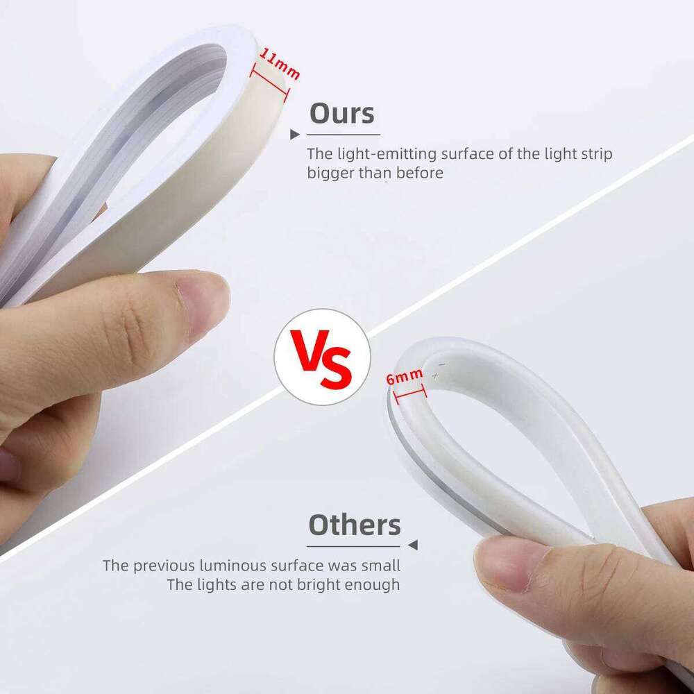 Touch Sensor COB Neon LED Strip Lights Hand Sweep Motion Kitchen Night lamp 220V To 24V Penetrate Glass Wood tubo de luz Z260226