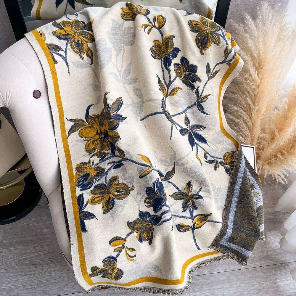 Women Scarves New Arrived Shawl Thick Brand Luxury Double Sided Pashmina Cashmere All-Match Warm Travel Blanket Scarf Z260226