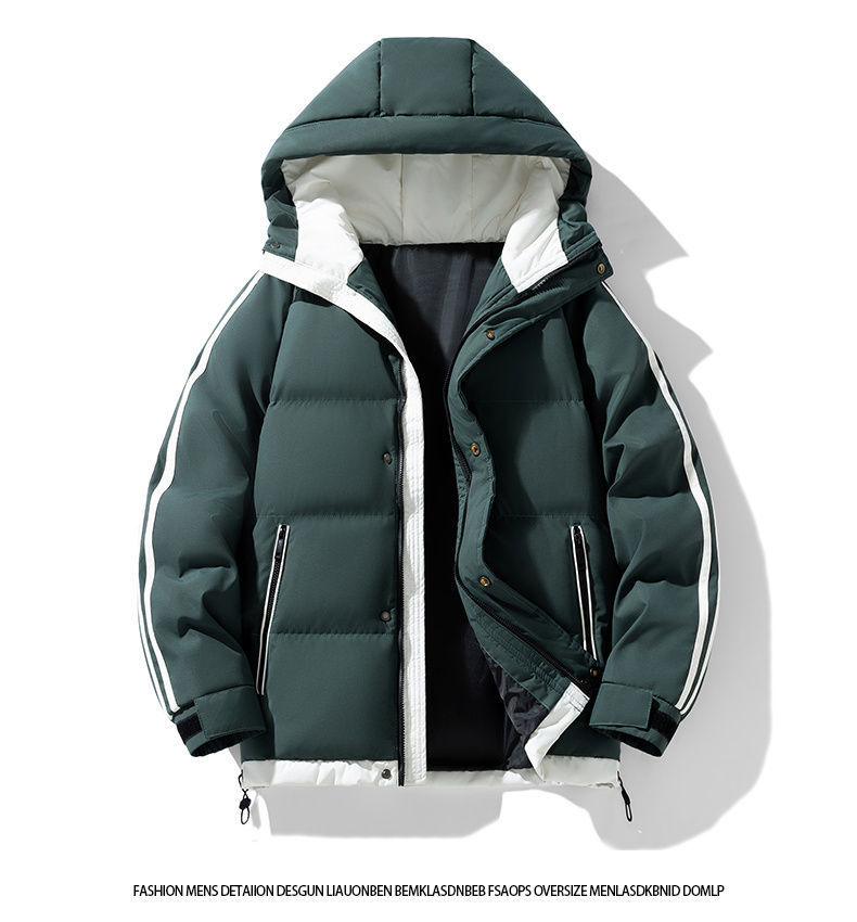 Men's Big and Tall Winter Padded Jackets, Loose Fit Plus Size Warm Cotton Coats, Casual Heavyweight Outerwear for Fall and Winter