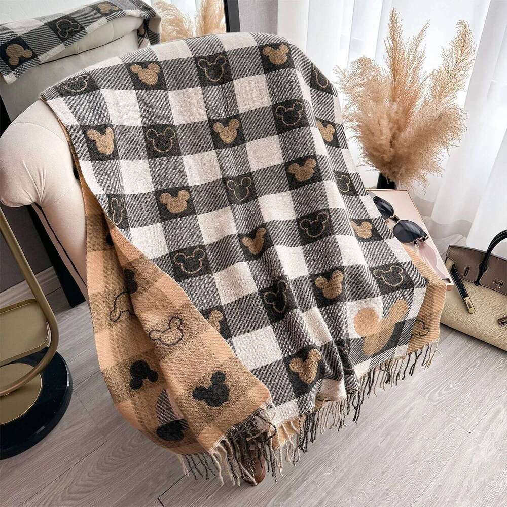 New Luxury Winter Thick Warm Scarf Women Cashmere Shawl and Wraps Pashmina Neckerchief Bufanda Female Long Tessel Echarpe Z260226