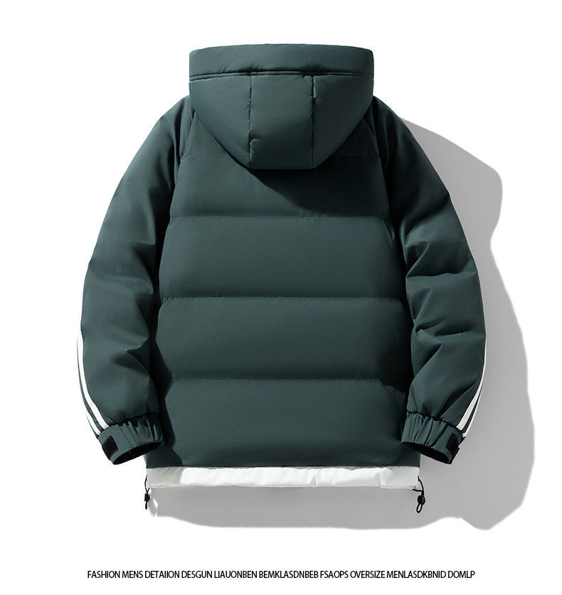 Men's Big and Tall Winter Padded Jackets, Loose Fit Plus Size Warm Cotton Coats, Casual Heavyweight Outerwear for Fall and Winter