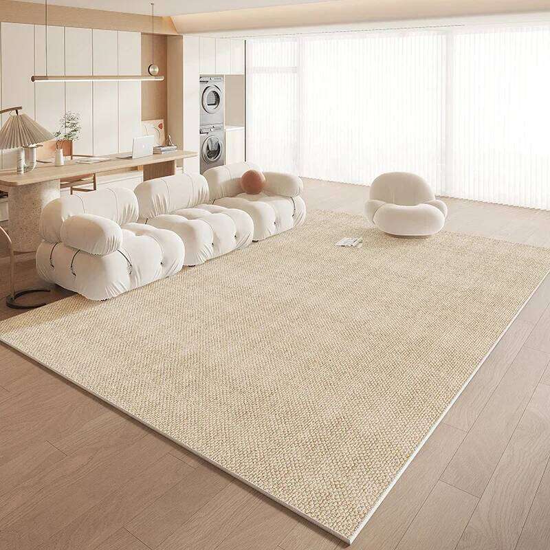 VIKAMA Cream Style Living Room Carpet Water And Stain Resistant Large Area Rug - Sofa Coffee Table Blanket Home Decoration H260226