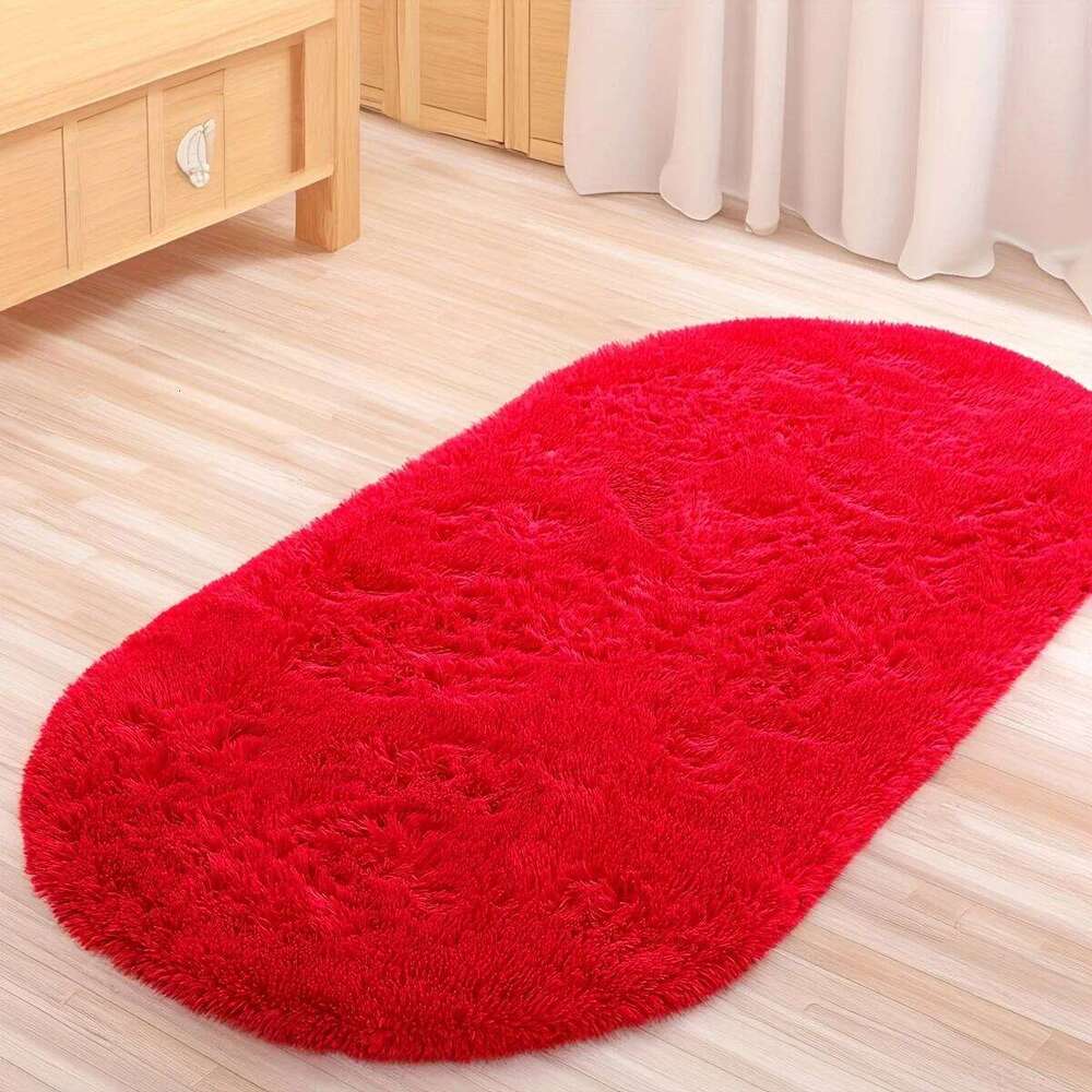 VIKAMA Grey Dense Silk Winter Warm Bedroom Bedside Rugs Living Room Sofa Carpet Long Hair Soft Floor Mat Home Dec H260227 - view 5