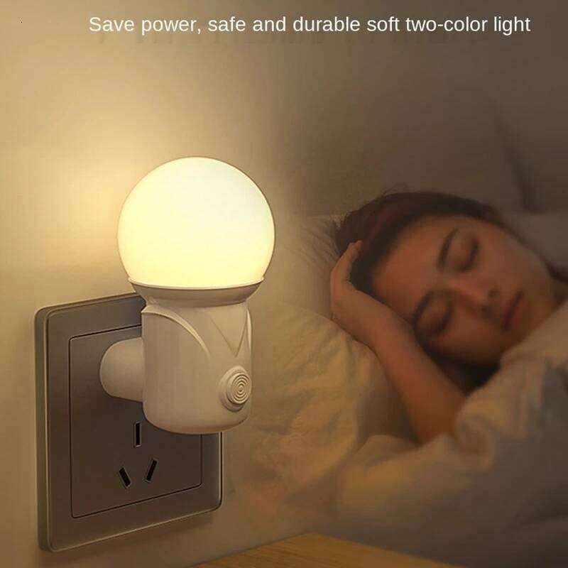 LED Lights EU/US Plug 2-color Dimmering Eye Protection Baby Nursing Sleep Light Reading Living Room Night Lamp Z260227