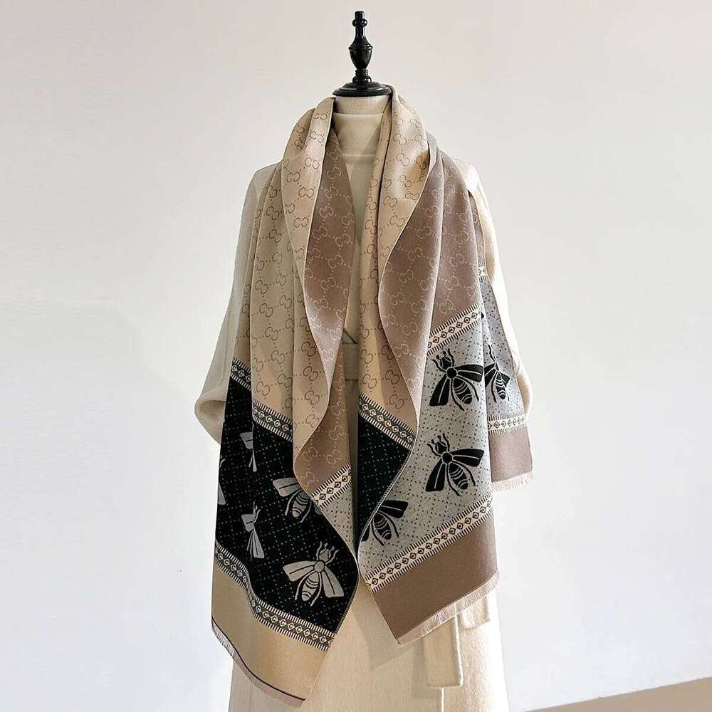New Design Winter Warm Cashmere Shawl Scarf for Women Luxury Pashmina Blanket Wrap Bandana Femal Thick Poncho Echarpe Foulard Z260226