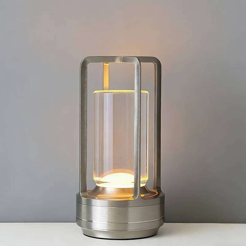 LED Cordless Table Lamp Retro Bar Metal Desk Lamps Rechargeable Touch Dimming Night Light Restaurant Bedroom Home Outdoor Decor Z260227