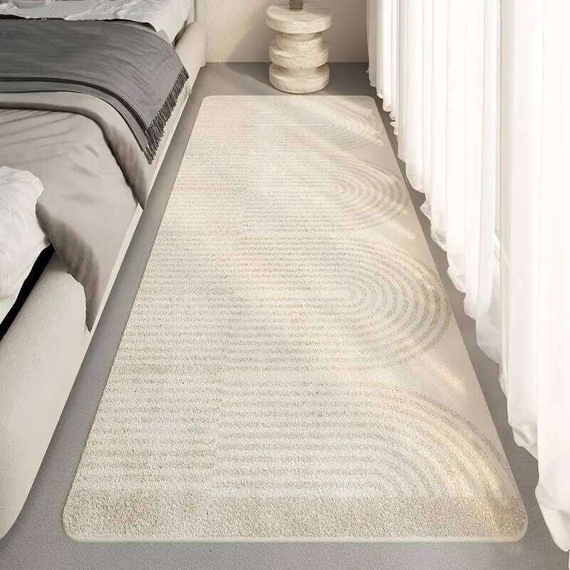 Striped Bedroom Bedside Fluffy Large Carpet Living Room Plush Lounge Rug Floor Mat Soft Velvet Carpets For Children H260226