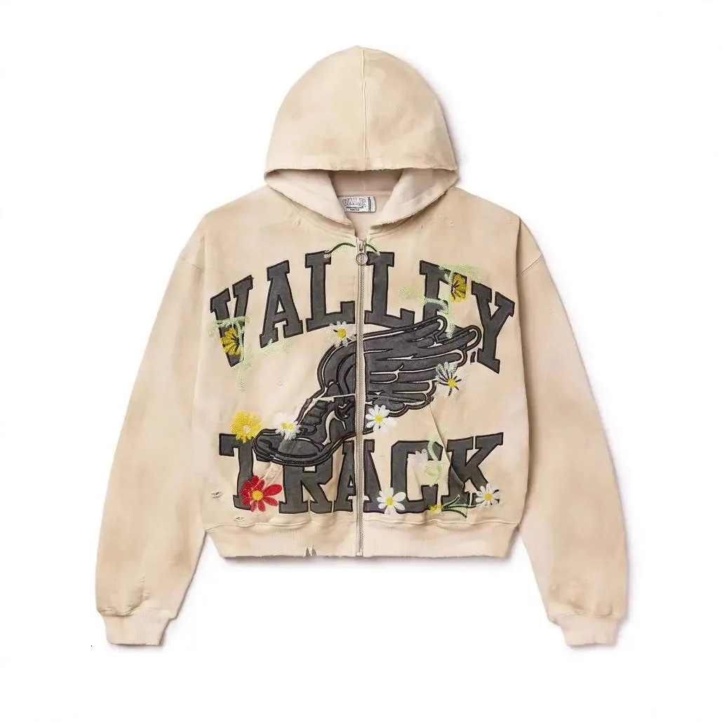 2026 New Luxury Brand - European Style Individualistic Street Fashion Men's Casual Hooded Sweatshirt For Outdoor Sports - Retro Camo Print Zipper