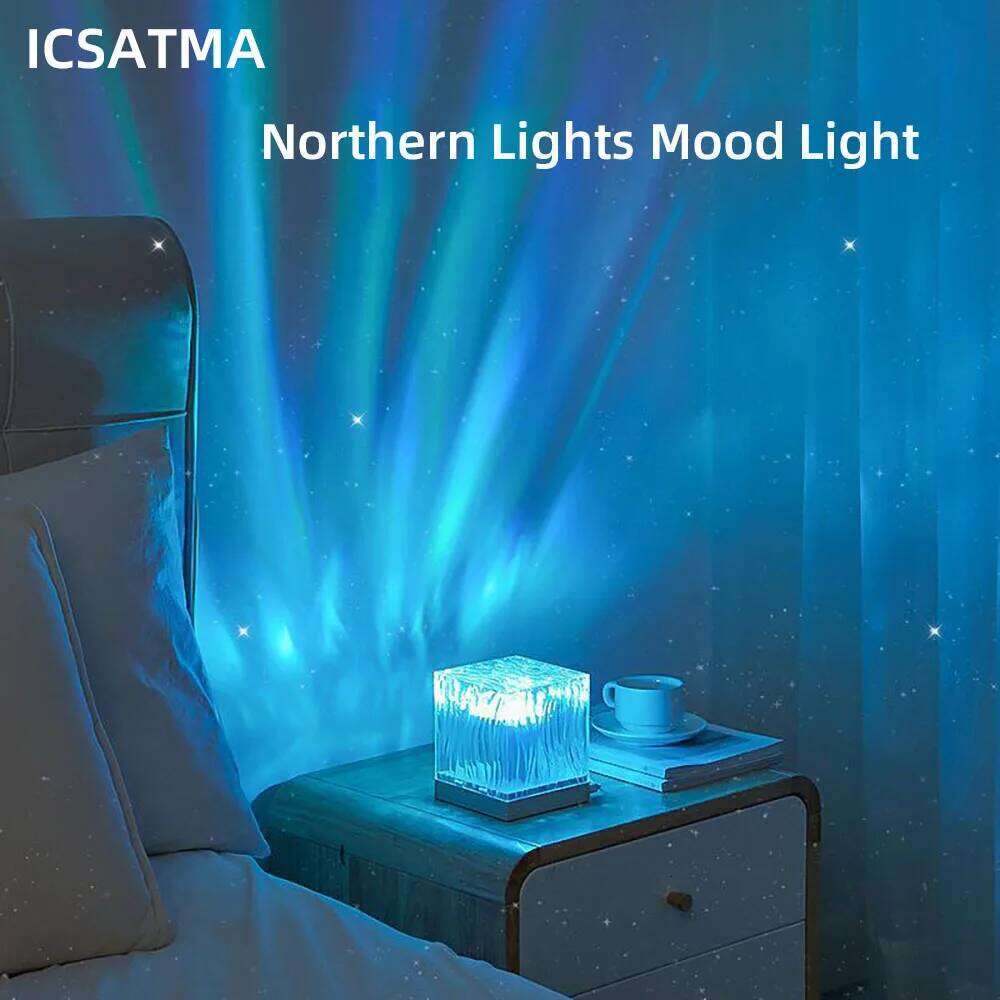 New Northern Starry Sky Ocean Projector Lamp Bar Party Atmosphere Decoration Night Light Holiday Gift Z260227