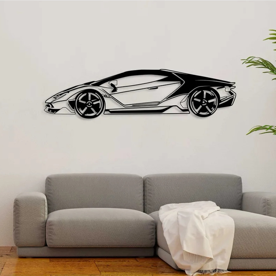 Car Silhouette Wall Art Sticker Vinyl Home Decor Automotive Service Center Garage Beauty Shop Decoration Decals Murals S610 240708