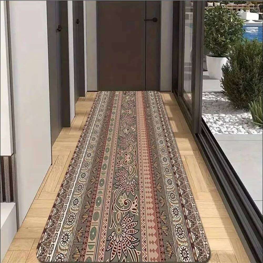 Bohemian Themed Carpet Is Slip Resistant EasyTo Clean and Durable Perfect for Home Kitchens Corridors or Vacation Homes Rugs H260227 - view 4